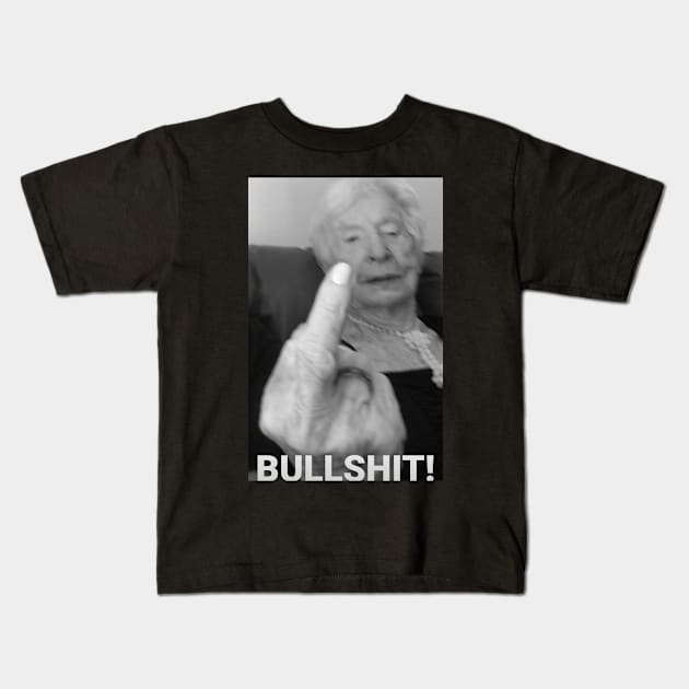 Nana Lory Says Its Bullshit! Kids T-Shirt by Love Never Dies